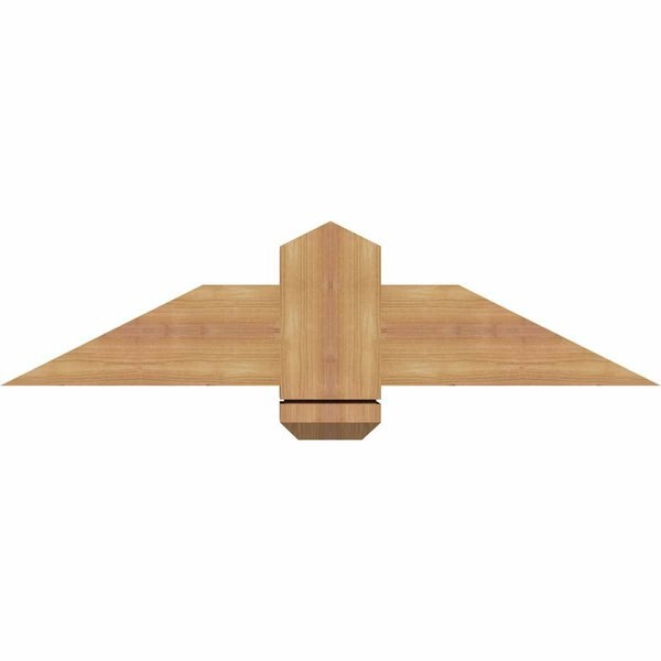 Eugene Smooth Timber Gable Bracket, Western Red Cedar, 36